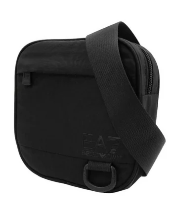Borseta neagra cu logo discret