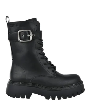 Bocanci mid-calf, Negru