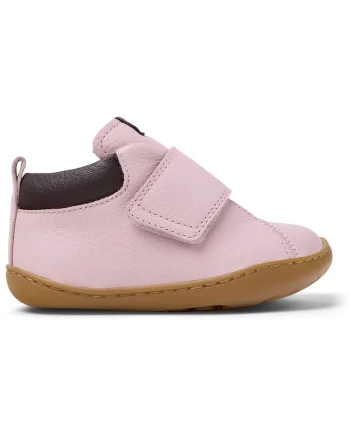Botine de piele Peu Cami, Roz pastel