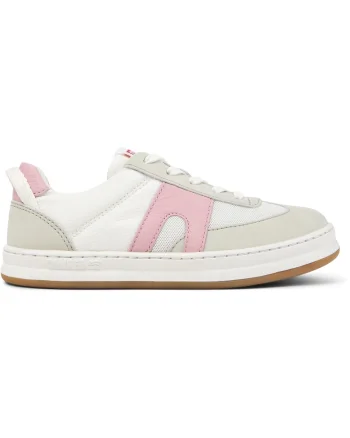 Pantofi sport de piele Runner Four, Bej
