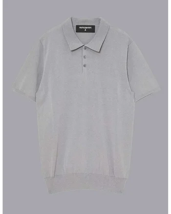 Tricou cu guler polo, Gri