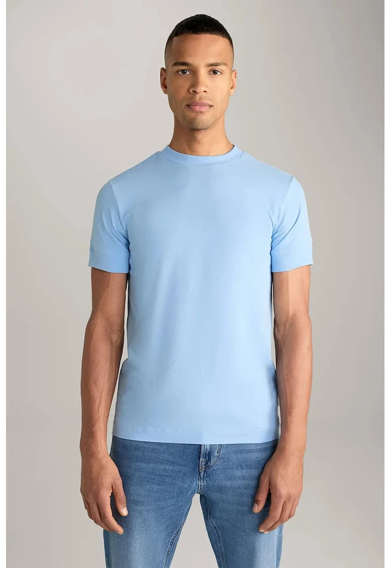 Tricou regular fit cu guler rotund 30044716, Albastru