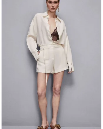 Camasa regular-fit, Crem