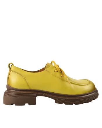 Pantofi casual, dama,  KM 6716 galben, Galben