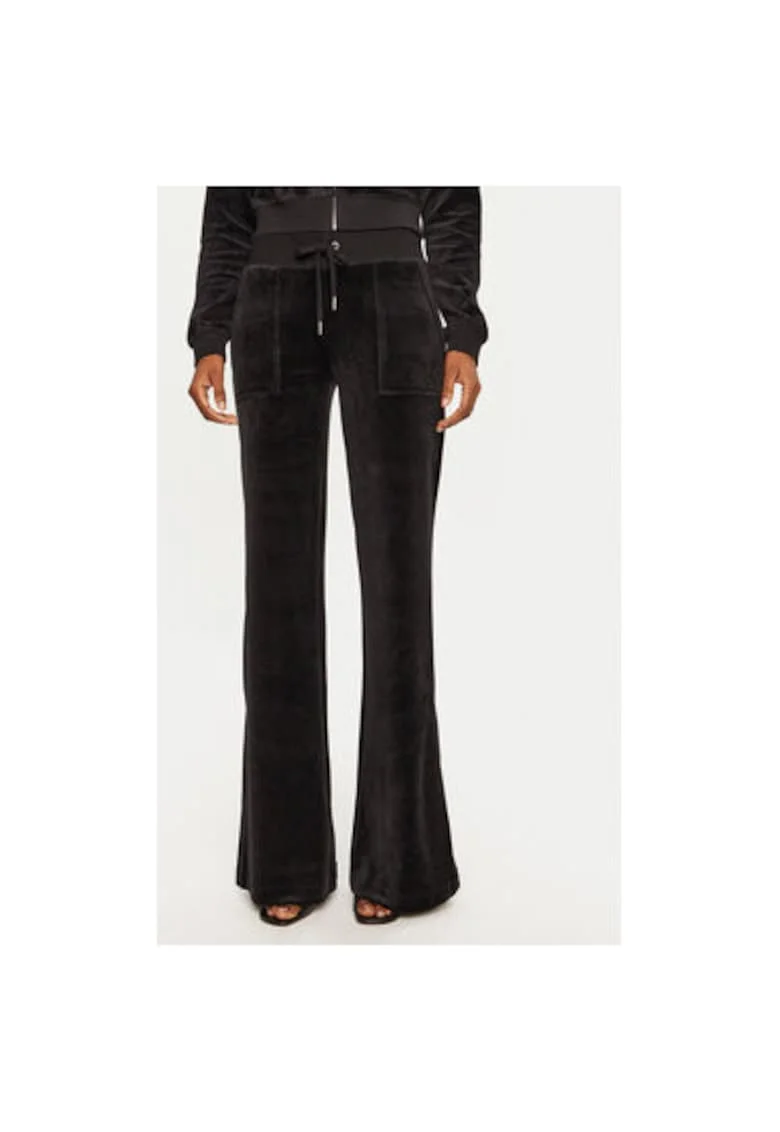 Pantaloni dama,  304460722, Poliester, 456797, Negru