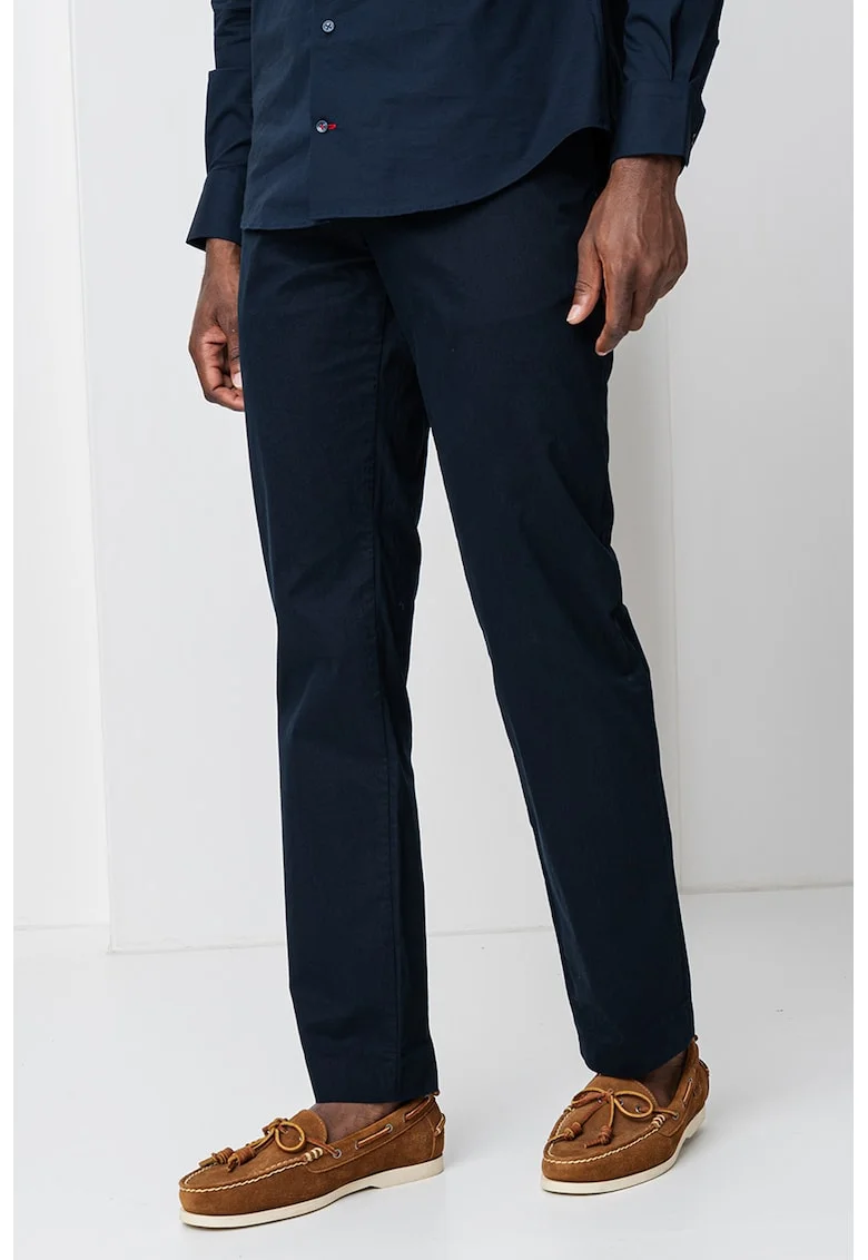 Pantaloni regular-fit cu talie medie, Albastru ultramarin