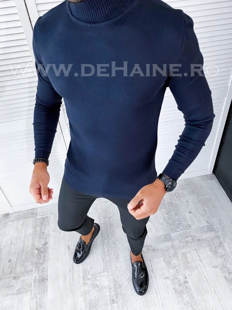 Helanca barbati slim fit bleumarin A6745 P20-1.1