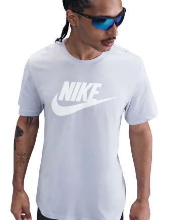 Tricou cu imprimeu logo Icon Futura, Alb/Albastru pal