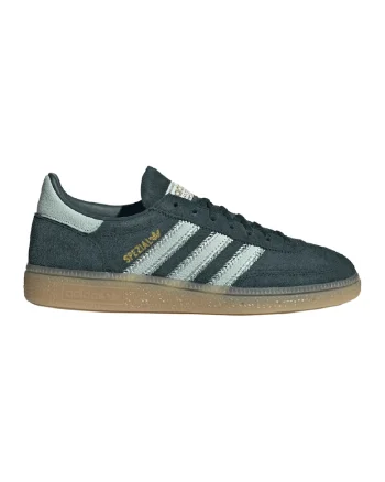Pantofi din piele intoarsa pentru handbal Spezial, Verde inchis