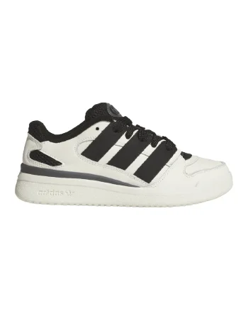 Pantofi sport din piele Forum2000, Negru/Alb murdar