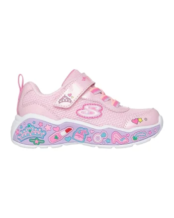 Pantofi sport cu velcro Play Scene, Violet/Roz pastel/Alb optic