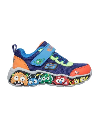 Pantofi sport Play Scene cu model si velcro, Multicolor