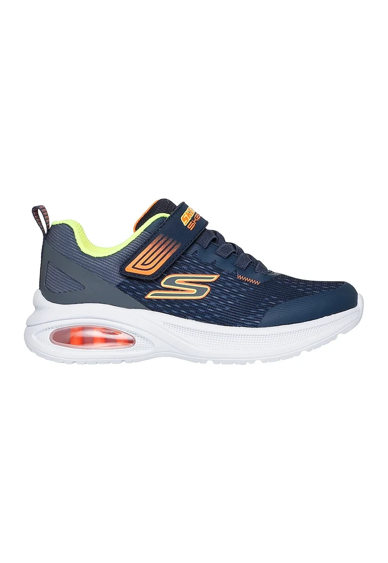 Pantofi sport din plasa cu inchidere velcro Microspec Max Advance Squad, Portocaliu/Bleumarin