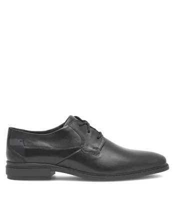 Pantofi barbati,  590558832550540, Piele naturala, Negru