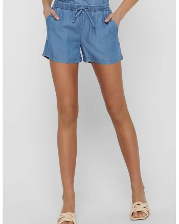 Pantaloni scurti,  9204525, Albastru, Albastru deschis