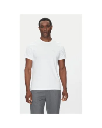Tricou barbati  MTS0670WH11, Bumbac, Alb, Alb