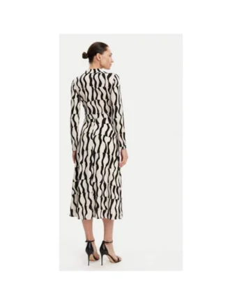 Camasa stil rochie dama  251-RVAGUE, Poliester, Bej, Bej