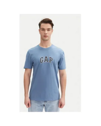 Tricou barbati  570044-36, Bumbac, XS INTL, Albastru
