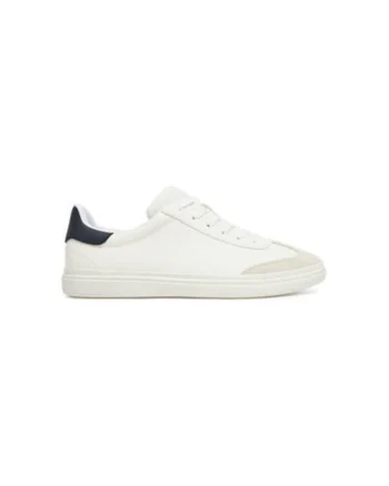 Pantofi sport barbati  13876977, Piele ecologica, Alb