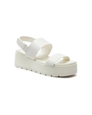 Sandale dama  13713130, Piele ecologica,Alb
