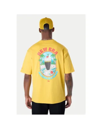 Tricou barbati  60596304, Bumbac/Bumbac organic, Galben, Galben