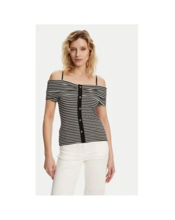 Bluza dama  241-DROPEZ, Poliester/Viscoza, Negru, Negru