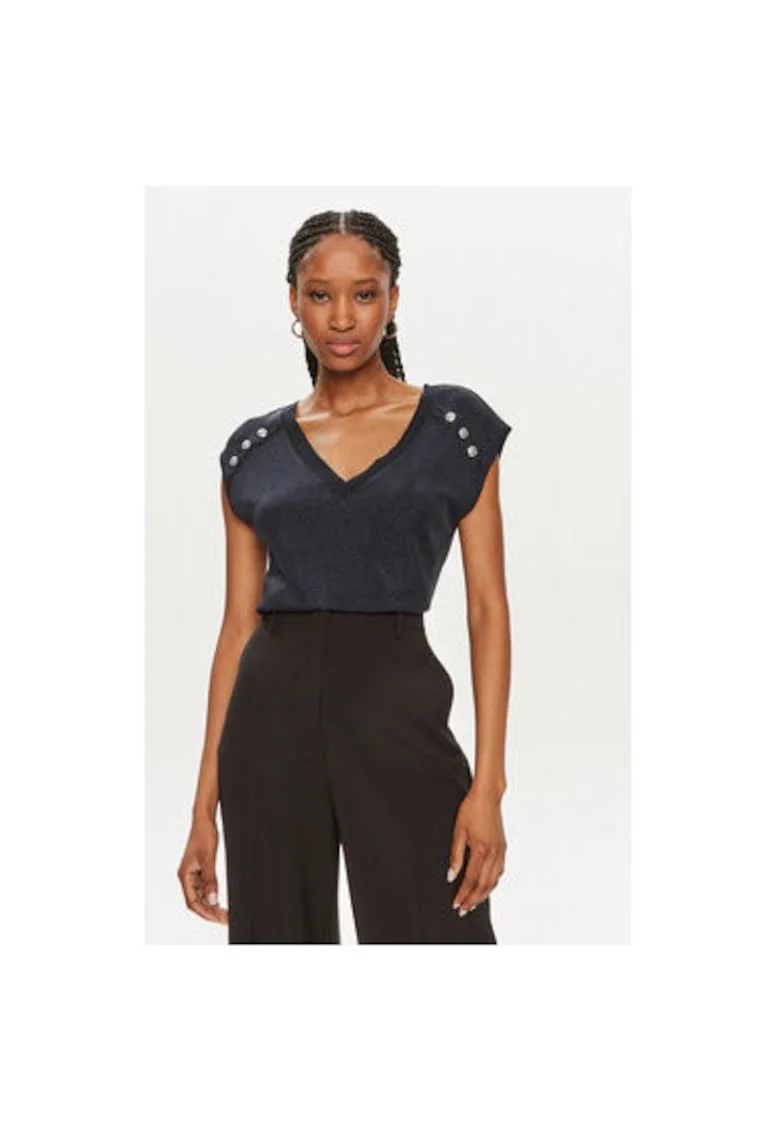 Bluza dama  241-DILI, Poliamida/Poliester, Bleumarin, Bleumarin