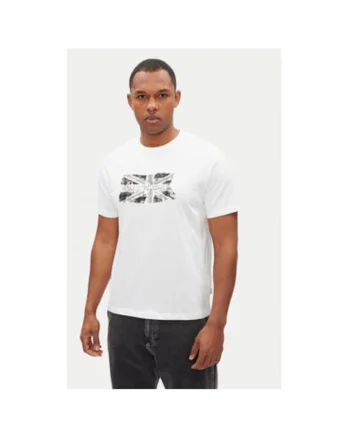 Tricou barbati  PM509720, Bumbac, Alb, Alb