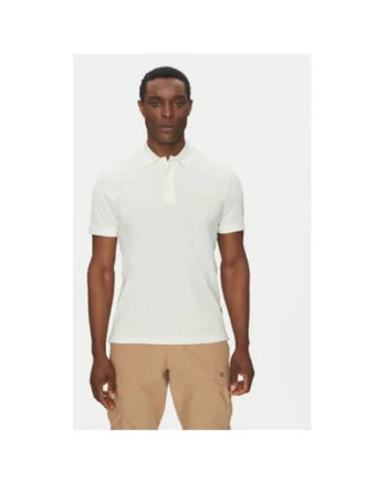 Tricou polo barbati  NP0A4IN92061, Bumbac, Ecru