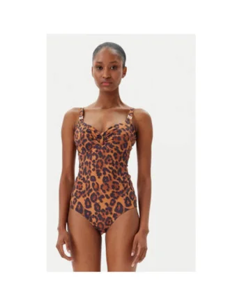 Costum de baie dama  C17UR0 A12, Maro, Maro