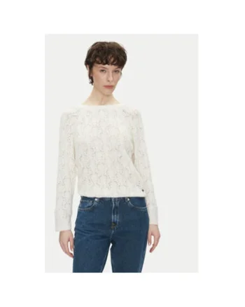 Pulover dama  PL702239, Poliamida/Lana, Ecru, Ecru