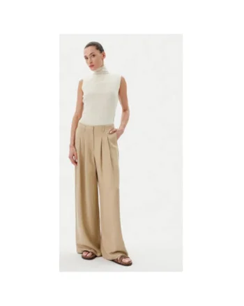 Pantaloni dama  5503840, Viscoza/In, Bej, Bej