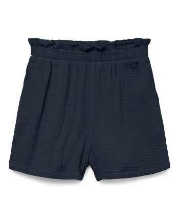 Pantaloni scurti dama  10279687, Bumbac, Albastru