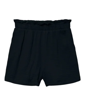 Pantaloni scurti dama  10279687, Bumbac, Negru