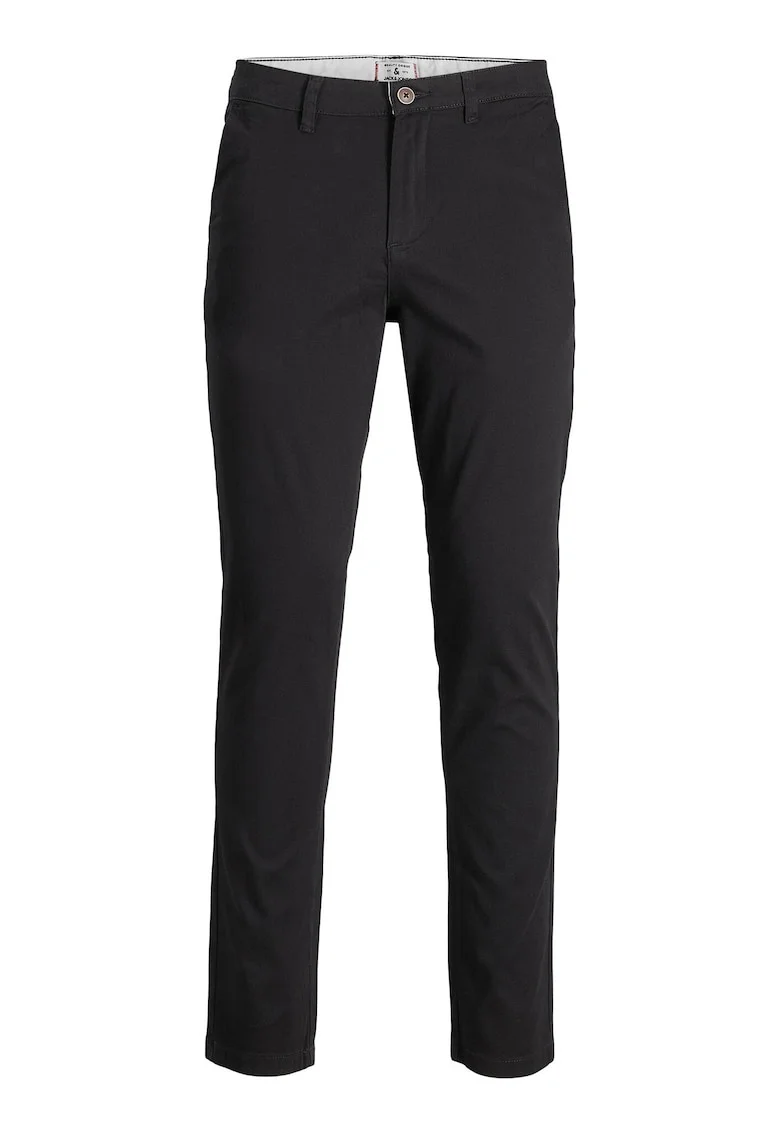 Pantaloni barbati Jack Jones, 12174152, Bumbac, Negru, Negru