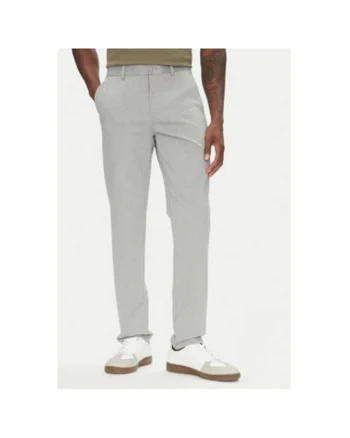 Pantaloni chino barbati  30-006052, Poliester/Viscoza, Gri, Gri