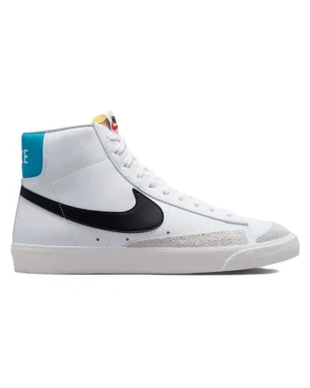 Pantofi sport barbati  BLAZER MID '77 VNTG, Piele naturala, Alb,