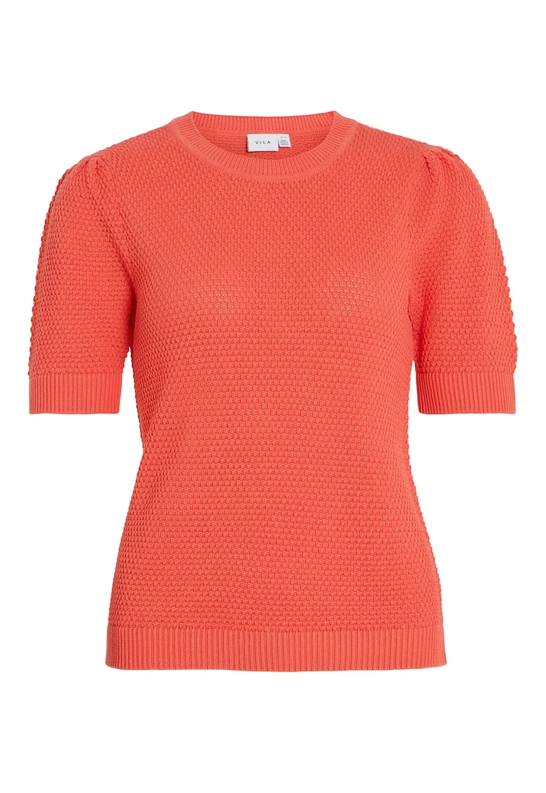 Pulover dama  14084421, Bumbac organic/Bumbac, Roz, Roz