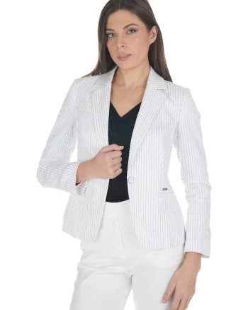 Sacou cu model in dungi
