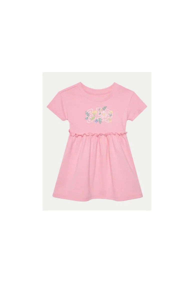 Rochie fete  736116-00, Bumbac/Poliester, Roz, Roz