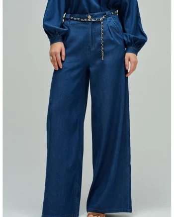 Jeans din amestec de lyocell