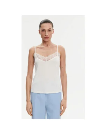 Top dama  M2BETINA, Modal/Poliester, Ecru, Ecru