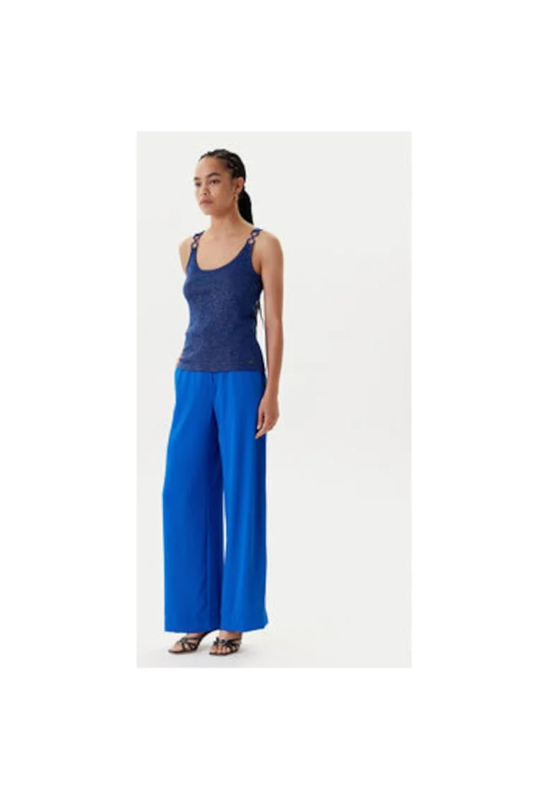 Top dama  251-DIDONI, Viscoza/Poliester, Bleumarin, Bleumarin
