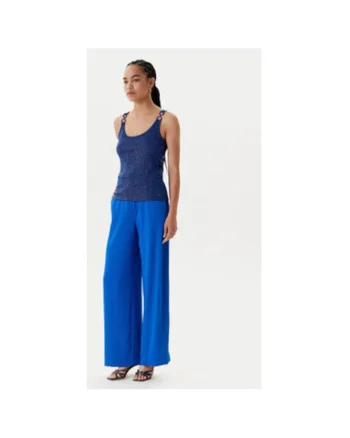 Top dama  251-DIDONI, Viscoza/Poliester, Bleumarin, Bleumarin