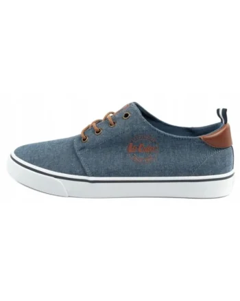 Pantofi sport din denim cu talpa plata