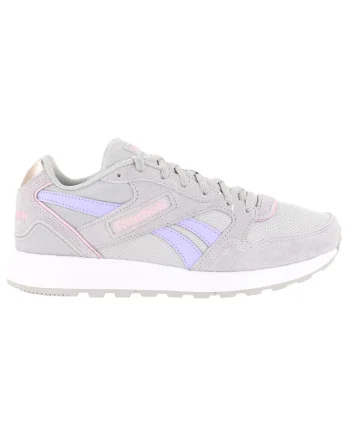 Pantofi sport cu profil jos din piele si material textil