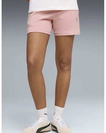 Pantaloni scurti de trening Essentials Elevated, Roz pastel