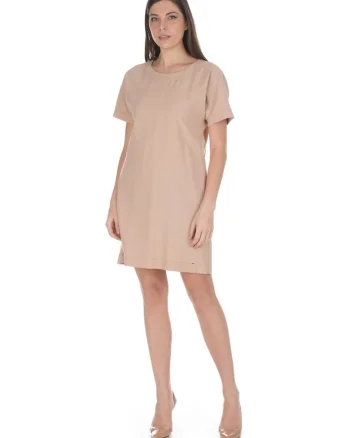 Rochie mini tip tricou cu decolteu rotund