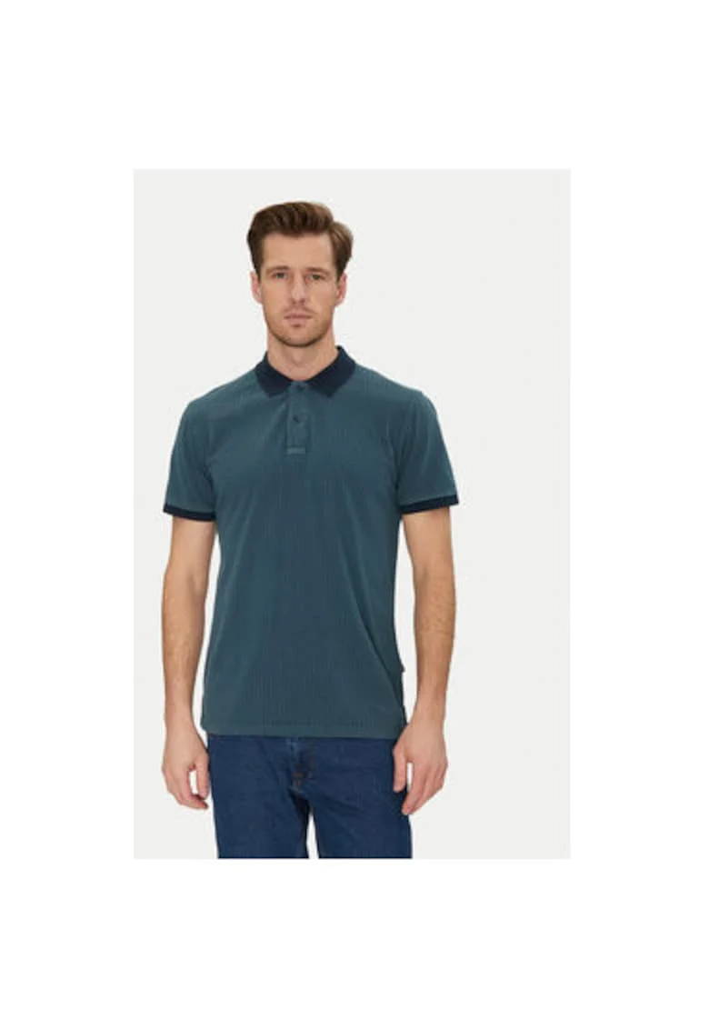 Tricou polo barbati  20718252, Bumbac, Bleumarin, Bleumarin
