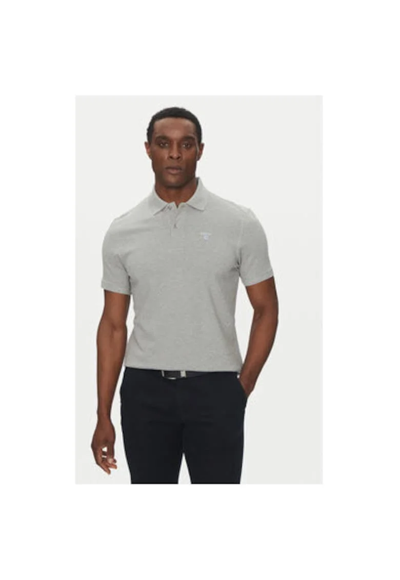 Tricou polo barbati  MML0358GY52, Bumbac, Gri, Gri
